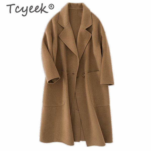 tcyeek vintage jacket 2019 winter coat women warm wool coat female autumn long women cashmere coats fashion jacket outwear 1586, Black
tcyeek vintage jacket 2019 winter coat women warm wool coat female autumn long women cashmere coats fashion jacket outwear 1586, Black