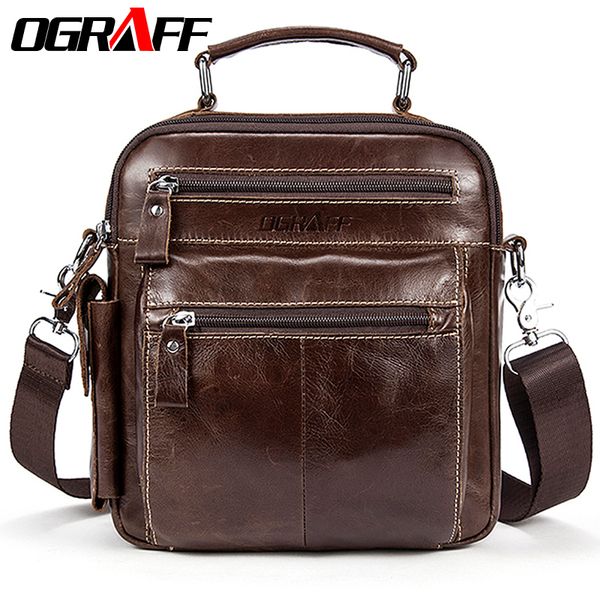 ograff men's bag leather handbag men genuine leather shoulder messenger bag crossbody travel handbags high quality
ograff men's bag leather handbag men genuine leather shoulder messenger bag crossbody travel handbags high quality