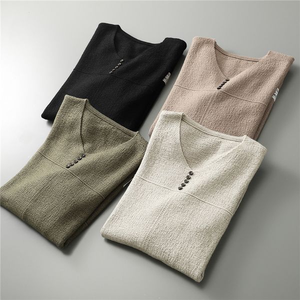 knitwear men's 2019 autumn and winter new men's casual v-neck simple hedging korean version of the sweater, White;black
knitwear men's 2019 autumn and winter new men's casual v-neck simple hedging korean version of the sweater, White;black