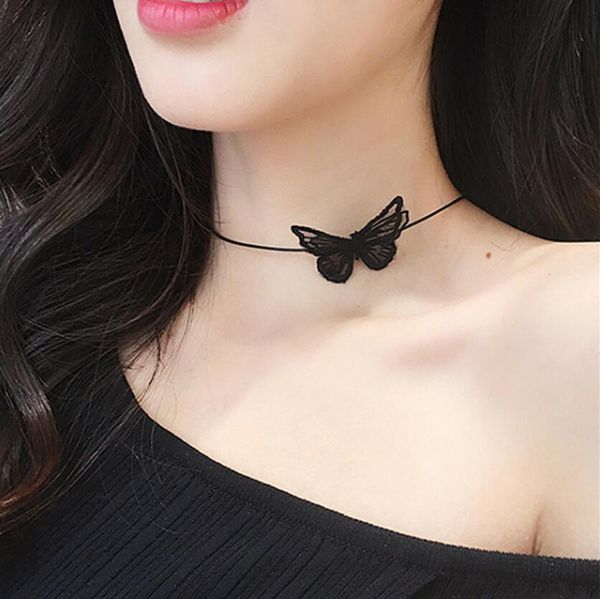 punk black lace choker butterfly necklace vintage stretch tattoo choker gothic velvet ribbon choker individual package gift ing, Blue;red
punk black lace choker butterfly necklace vintage stretch tattoo choker gothic velvet ribbon choker individual package gift ing, Blue;red