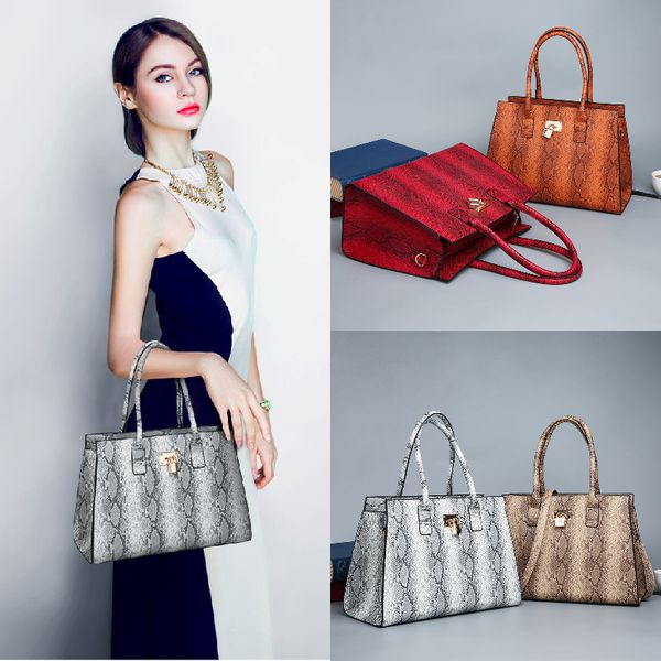 3pcs snake serpentine women handbags set pu leather shoulder tote bag chain female messenger bags mini clutch purse
3pcs snake serpentine women handbags set pu leather shoulder tote bag chain female messenger bags mini clutch purse