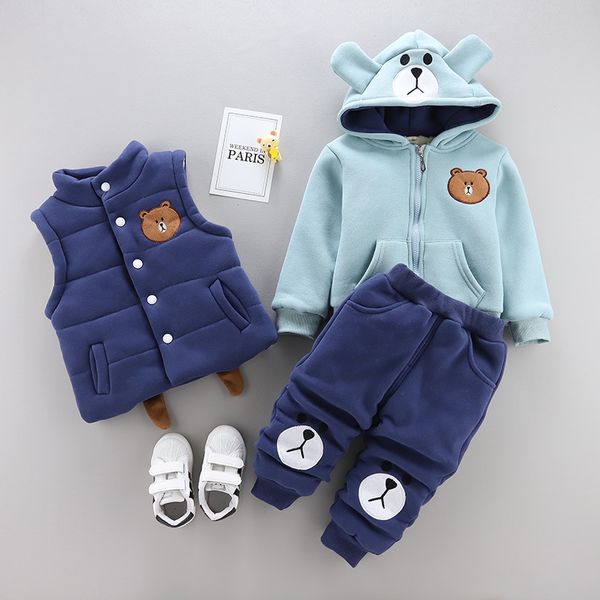 0-4 years winter boy girl clothing set 2019 new casual fashion warm thicken kid suit children baby clothing vest+coat+pant 3pcs, White
0-4 years winter boy girl clothing set 2019 new casual fashion warm thicken kid suit children baby clothing vest+coat+pant 3pcs, White