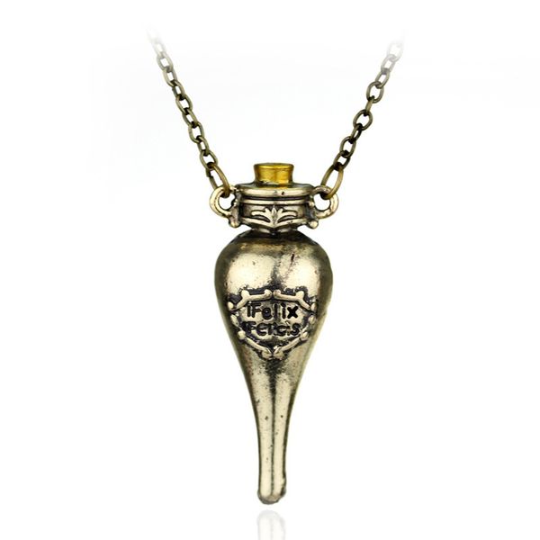 bronze potter necklaces hp t felix fortunatis potion bottle pendant necklace pharmacy movie jewelry magical potion necklace, Silver
bronze potter necklaces hp t felix fortunatis potion bottle pendant necklace pharmacy movie jewelry magical potion necklace, Silver