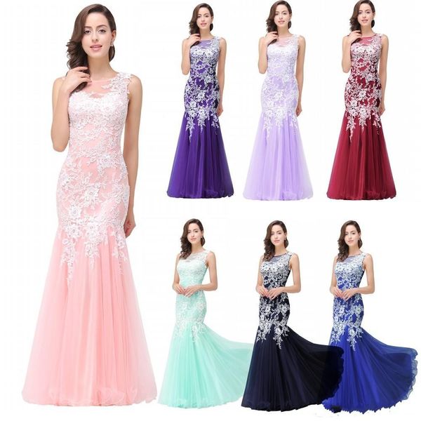 royal blue mermaid prom dresses boat neckline sleeveless lace applique hollow back evening party gowns, Black
royal blue mermaid prom dresses boat neckline sleeveless lace applique hollow back evening party gowns, Black