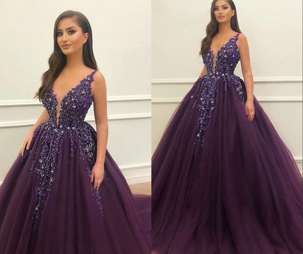 dark pueple deep v neck quinceanera prom dresses with straps ruched lace backless long crystal beads sweet 16 dress vestidos 15 anos, Blue;red
dark pueple deep v neck quinceanera prom dresses with straps ruched lace backless long crystal beads sweet 16 dress vestidos 15 anos, Blue;red