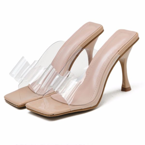 slippers fashion pvc transparent butterfly-knot jelly shoes woman femme square toe heels gladiator sandals slides, Black
slippers fashion pvc transparent butterfly-knot jelly shoes woman femme square toe heels gladiator sandals slides, Black