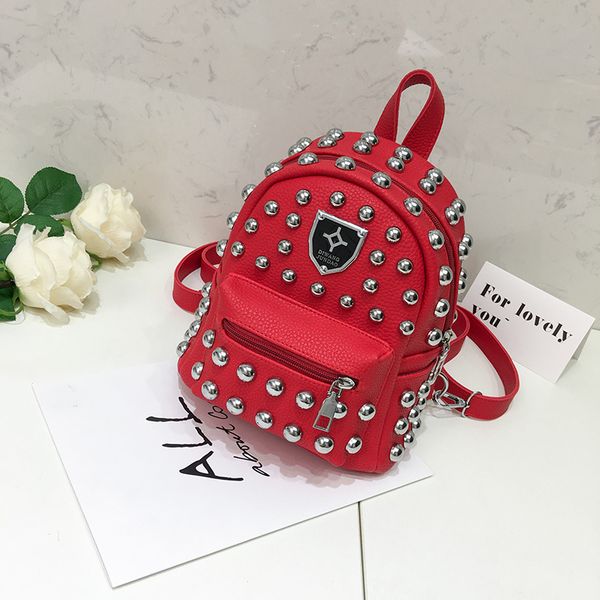 mengxilu new fashion women mini pu leather backpack rivet design women's backpacks casual ladies bags luxury female leather bag
mengxilu new fashion women mini pu leather backpack rivet design women's backpacks casual ladies bags luxury female leather bag
