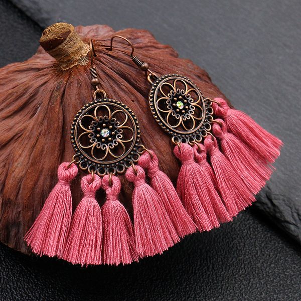 bohemia sunflower tassel earrings dangle long fringe alloy hollow flower earring women ear hook hoop eardrop designer jewelry gifts, Silver
bohemia sunflower tassel earrings dangle long fringe alloy hollow flower earring women ear hook hoop eardrop designer jewelry gifts, Silver