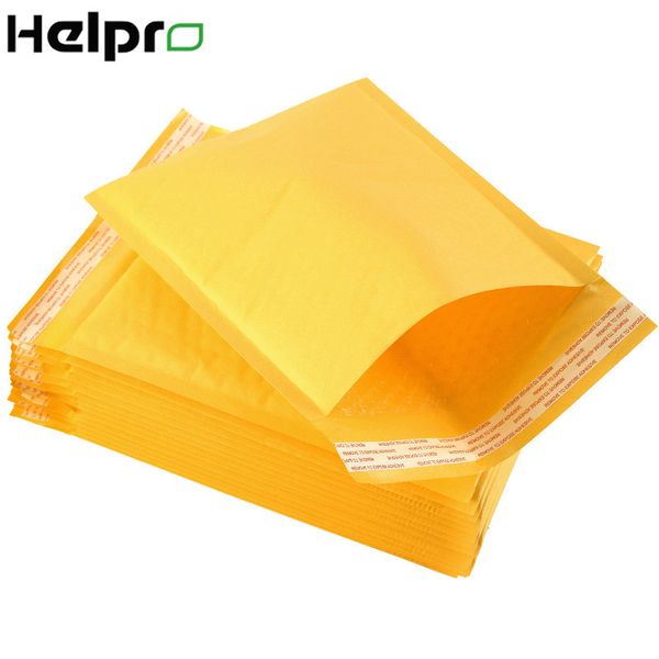 helpro 10pcs / pack 130*190 mm paper envelopes yellow kraft paper waterproof white pearl film bubble envelope mailing bags gift
helpro 10pcs / pack 130*190 mm paper envelopes yellow kraft paper waterproof white pearl film bubble envelope mailing bags gift