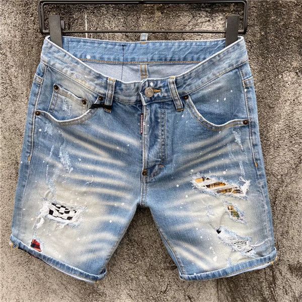 new arrival rock d2 brand designer men denim short ripped jeans embroidery pants fashion holes trousers italy size 44-54, Blue
new arrival rock d2 brand designer men denim short ripped jeans embroidery pants fashion holes trousers italy size 44-54, Blue