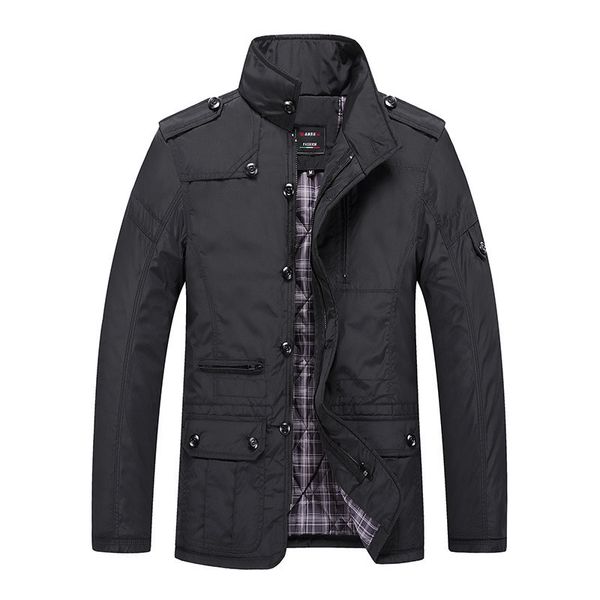 men's jacket new autumn winter stand collar casual coats zipper trench male thick clothing business outerwear asian size -5xl, Black;brown
men's jacket new autumn winter stand collar casual coats zipper trench male thick clothing business outerwear asian size -5xl, Black;brown