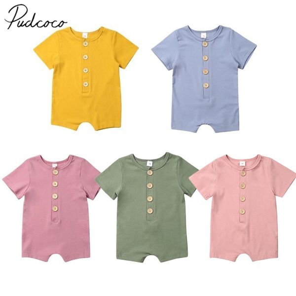 2019 baby summer clothing newborn toddler infant baby boys girl button solid romper jumpsuit sunsuit outfits clothes daily set, Blue
2019 baby summer clothing newborn toddler infant baby boys girl button solid romper jumpsuit sunsuit outfits clothes daily set, Blue