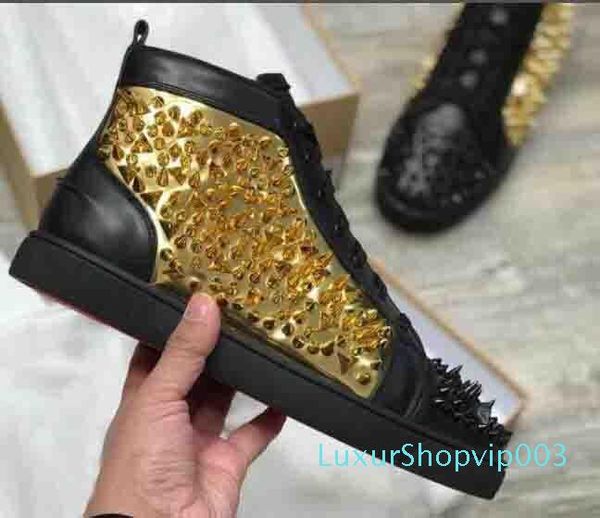 2019 new designer men's red bottoms pik spiked mens women suede spike crystal leather sport sneakers black rivets casual shoes 36-47
2019 new designer men's red bottoms pik spiked mens women suede spike crystal leather sport sneakers black rivets casual shoes 36-47