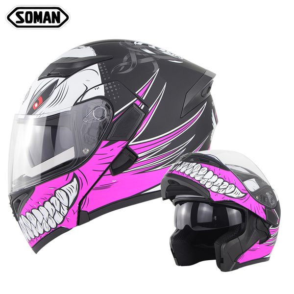 soman street motorcycle double lens helmets breathable moto bike style flip up capacete men casco moto dot approved helmet
soman street motorcycle double lens helmets breathable moto bike style flip up capacete men casco moto dot approved helmet