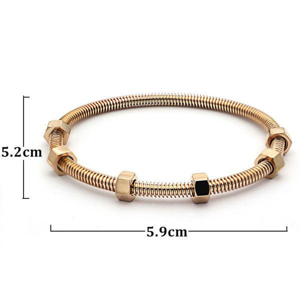 japan korea wholesale bracelet 2020 new korean fashion men and women bracelet stainless steel couple accessories screw gift, Black
japan korea wholesale bracelet 2020 new korean fashion men and women bracelet stainless steel couple accessories screw gift, Black