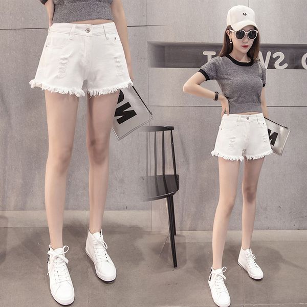 loose pants denim shorts women's 2019 summer new style students white hole burrs korean-style loose and plus-sized pants, Blue
loose pants denim shorts women's 2019 summer new style students white hole burrs korean-style loose and plus-sized pants, Blue