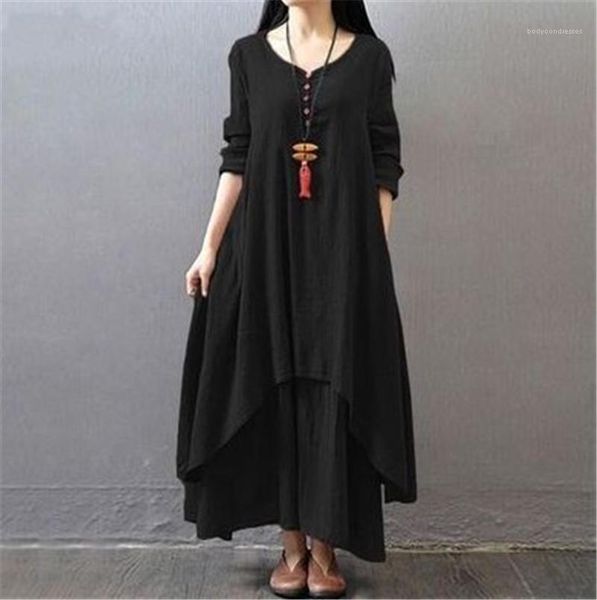 female casual long sleeves dresses ladies summer literary style clothing panelled print designer womens dresses vintage, Black;gray
female casual long sleeves dresses ladies summer literary style clothing panelled print designer womens dresses vintage, Black;gray