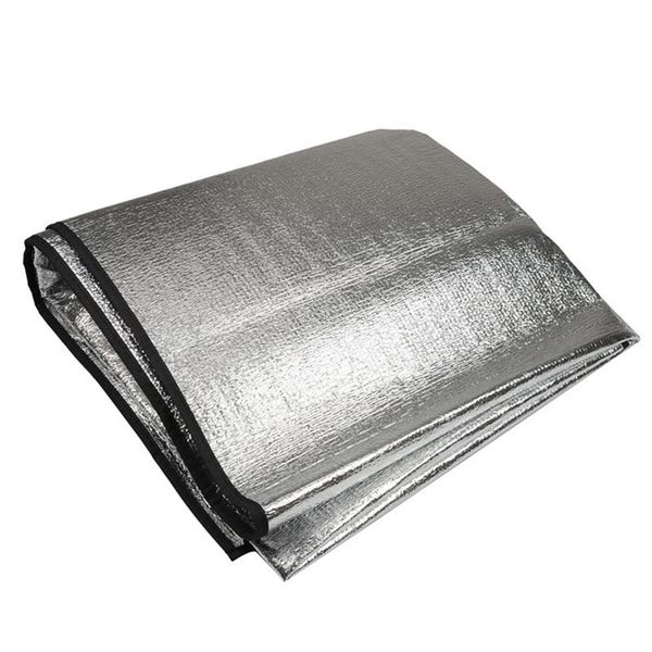 camping mat double sided aluminum film waterproof damp-proof folding outdoor reusable beach tent picnic pad . camping equipment
camping mat double sided aluminum film waterproof damp-proof folding outdoor reusable beach tent picnic pad . camping equipment