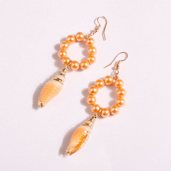 simple metal pearl earrings geometric round natural conch creative earrings beautiful ladies jewelry accessory oorbellen bijoux, Silver
simple metal pearl earrings geometric round natural conch creative earrings beautiful ladies jewelry accessory oorbellen bijoux, Silver