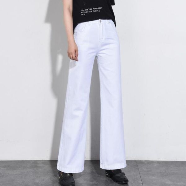 spring loose high waist wide-leg pants 2020 korean fashion stretch loose office lady cotton women trousers black white r328, Blue
spring loose high waist wide-leg pants 2020 korean fashion stretch loose office lady cotton women trousers black white r328, Blue