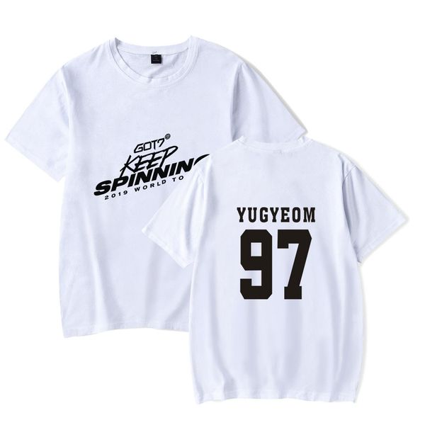 got7 world tour keep spinning 2d print t-shirt women/men clothes got 7 short sleeve oversize t shirts, White
got7 world tour keep spinning 2d print t-shirt women/men clothes got 7 short sleeve oversize t shirts, White