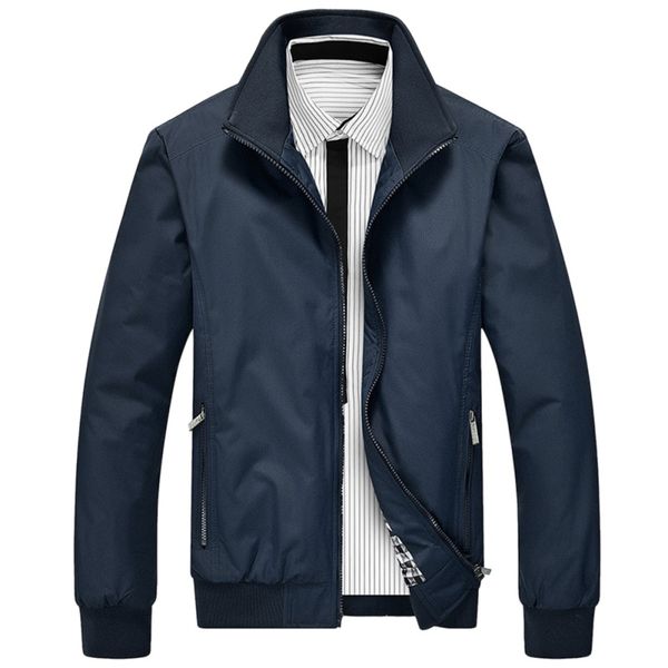2019 men thin jacket fashion solid color zipper pocket light slim fit full zip autumn outerwear coat, Black;brown
2019 men thin jacket fashion solid color zipper pocket light slim fit full zip autumn outerwear coat, Black;brown