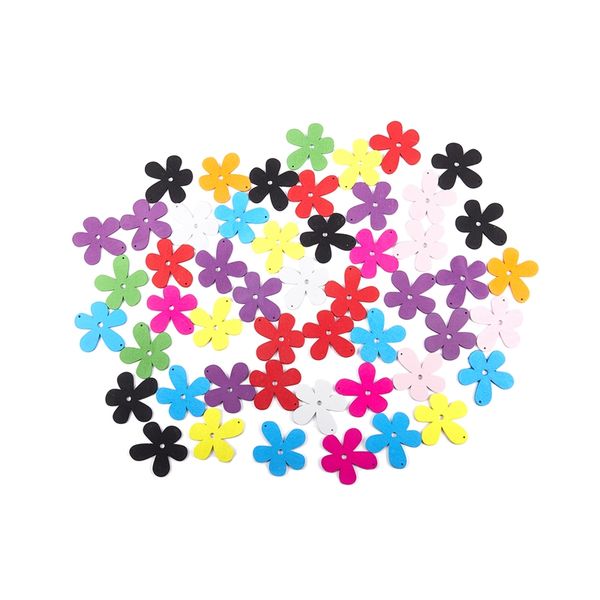 50 deco wood flowers, assorted colors, Bronze;silver
50 deco wood flowers, assorted colors, Bronze;silver