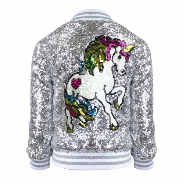 весна детская одежда блестки unicorn девочки куртки дети outwear для ребёнки zipper одежда бомбер коутс костюм y191026, White
весна детская одежда блестки unicorn девочки куртки дети outwear для ребёнки zipper одежда бомбер коутс костюм y191026, White