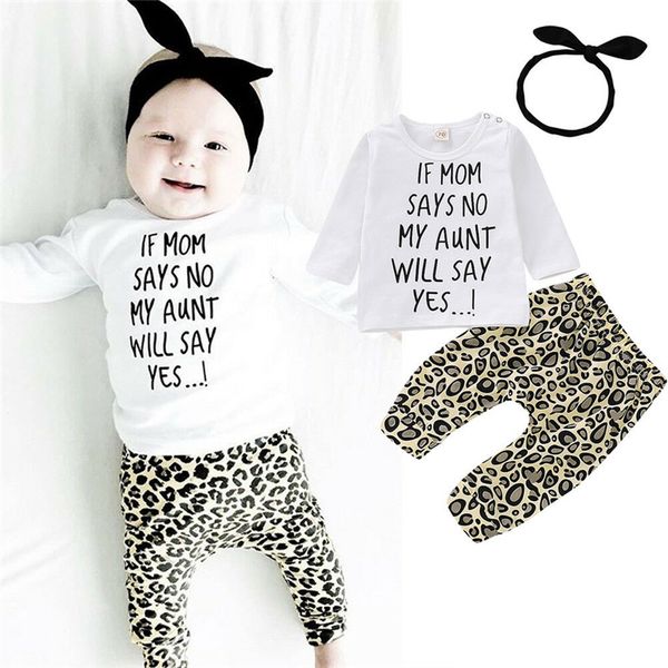 baby girl clothes newborn baby boy girl long sleeve letter print +leopard print pants 3pcs outfits set clothes, White
baby girl clothes newborn baby boy girl long sleeve letter print +leopard print pants 3pcs outfits set clothes, White