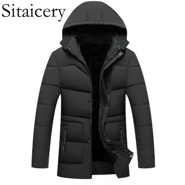 sitaicery 5xl winter men's down jacket thick warm hooded padded zipper mens coats clothing outwear for husband father wholesale, Tan;black
sitaicery 5xl winter men's down jacket thick warm hooded padded zipper mens coats clothing outwear for husband father wholesale, Tan;black