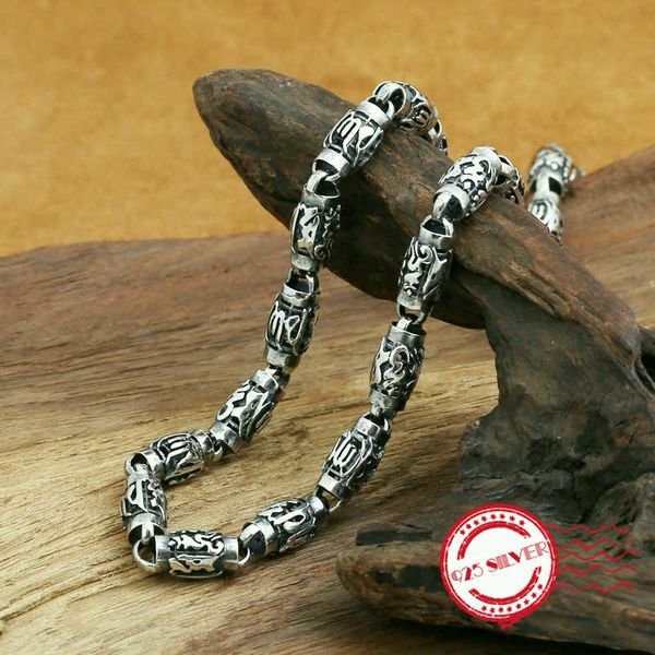 s925 sterling silver men's necklace personality fashion classic jewelry cylinder six words mantra bamboo scripture 2020 new
s925 sterling silver men's necklace personality fashion classic jewelry cylinder six words mantra bamboo scripture 2020 new