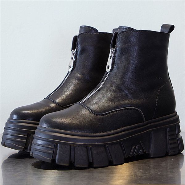 2019 winter new middle tube short boots women's casual british style wild plus velvet warm round head thick heel non-slip, Black
2019 winter new middle tube short boots women's casual british style wild plus velvet warm round head thick heel non-slip, Black