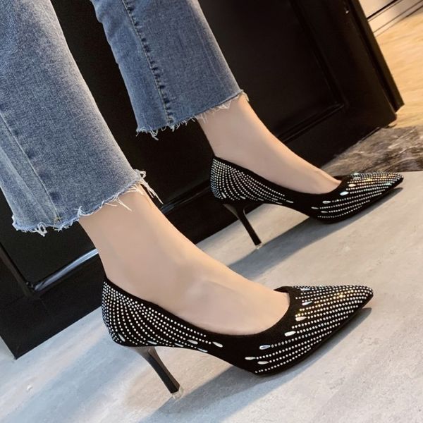 bling woman pumps wedding party shoes platform fashion shallow female concise high heels ladies dress high-heeled y21-44, Black
bling woman pumps wedding party shoes platform fashion shallow female concise high heels ladies dress high-heeled y21-44, Black