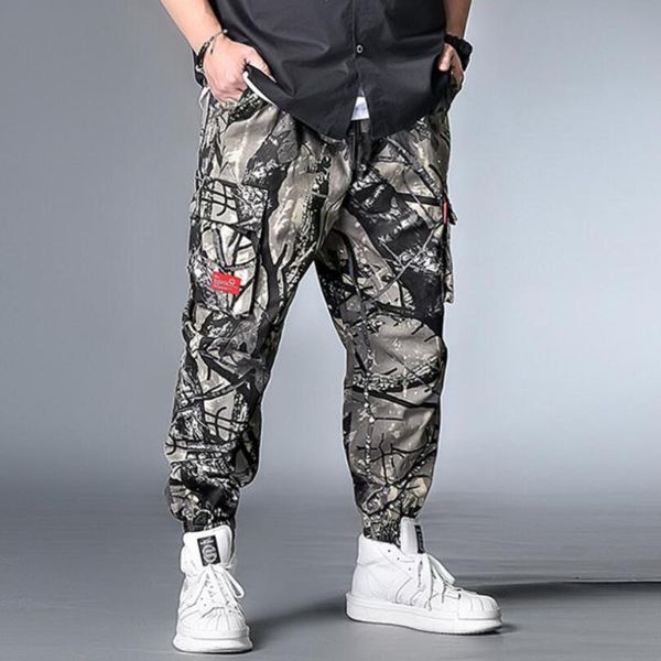 men elastic waist multi-pockets camouflage pants army uniform plus size 7xl cargo pants tactical trousers 2020 w744, Black
men elastic waist multi-pockets camouflage pants army uniform plus size 7xl cargo pants tactical trousers 2020 w744, Black