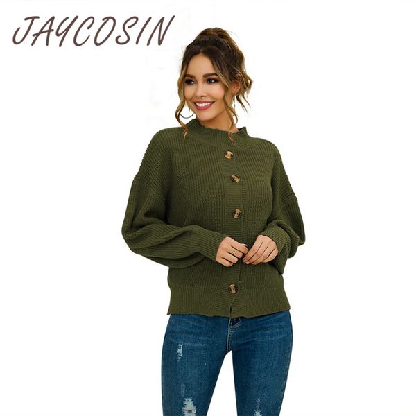 jaycosin clothes women sweaters and pullovers ladies button sweaters knitted long sleeve sweater 2019 women winter slim fit top, White;black
jaycosin clothes women sweaters and pullovers ladies button sweaters knitted long sleeve sweater 2019 women winter slim fit top, White;black