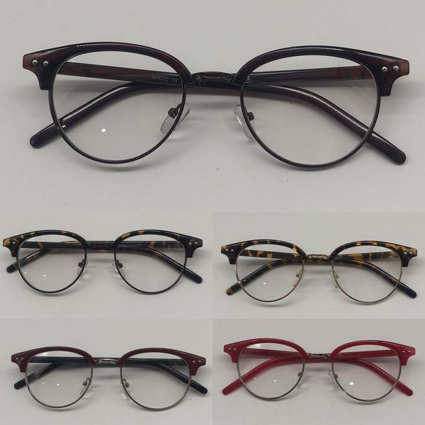 2019 ultra light artistic men's and women's stereo glasses triangle star half frame metal frame plain glasses 6752, Silver 
2019 ultra light artistic men's and women's stereo glasses triangle star half frame metal frame plain glasses 6752, Silver