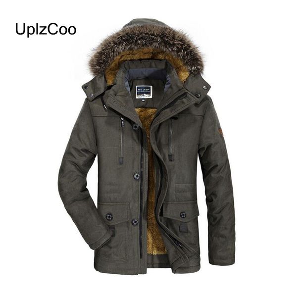 uplzcoo 2019 new winter men's cotton coat long thick hat fur collar men's fleese jacket padded warm casual parkas solid fm176, Tan;black
uplzcoo 2019 new winter men's cotton coat long thick hat fur collar men's fleese jacket padded warm casual parkas solid fm176, Tan;black