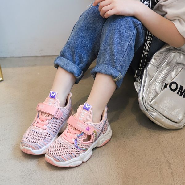 girls' sports sneakers 2020 middle and large father hollowed-out children's shoes primary school children's mesh shoes, Black
girls' sports sneakers 2020 middle and large father hollowed-out children's shoes primary school children's mesh shoes, Black