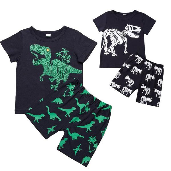 2-7y summer casual infant kids baby boys clothes 2pcs dinosaur print short sleeve t-shirts +shorts, White
2-7y summer casual infant kids baby boys clothes 2pcs dinosaur print short sleeve t-shirts +shorts, White