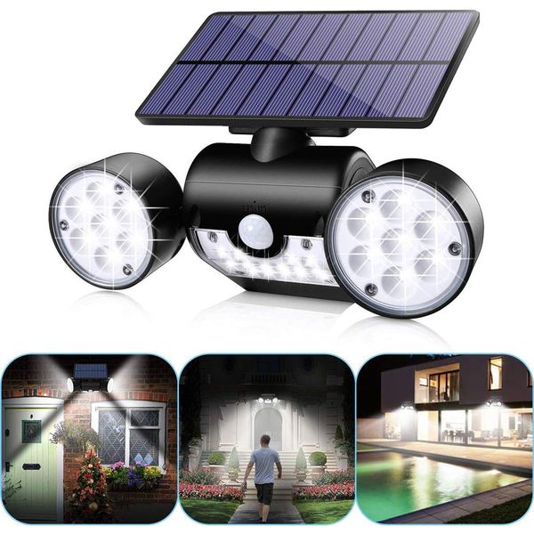 brelong solar spotlight new outdoor double led led human induction light courtyard garden aisle light villa wall light 1 pc
brelong solar spotlight new outdoor double led led human induction light courtyard garden aisle light villa wall light 1 pc