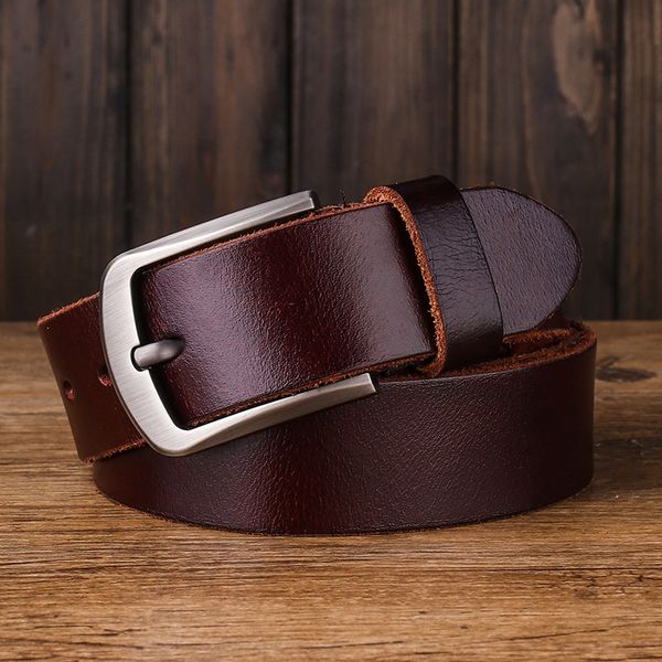 head layer cowhide washed leather pin trousers pin buckle belt men's leather denim men's trousers belt, Black;brown
head layer cowhide washed leather pin trousers pin buckle belt men's leather denim men's trousers belt, Black;brown