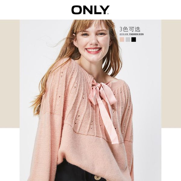 only2019 autumn new western style bow wear sweater knit female | 119324573 pros and cons, White;black
only2019 autumn new western style bow wear sweater knit female | 119324573 pros and cons, White;black