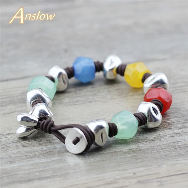 anslow new spring style fashion jewelry colorful handmade wrap women bracelets for friendship wedding low0793lb, Golden;silver
anslow new spring style fashion jewelry colorful handmade wrap women bracelets for friendship wedding low0793lb, Golden;silver