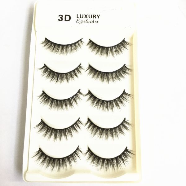 new 5 pairs mink eyelashes natural makeup long 3d volume lashes hand made soft false eyelashes extension maquiagem
new 5 pairs mink eyelashes natural makeup long 3d volume lashes hand made soft false eyelashes extension maquiagem