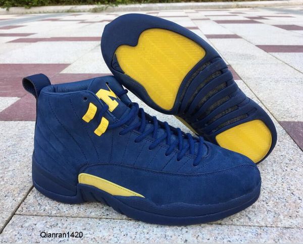 12 rtr michigan nrg designer basketball shoes new comfort xii college navy amarillo fashion sports sneakers with original box
12 rtr michigan nrg designer basketball shoes new comfort xii college navy amarillo fashion sports sneakers with original box