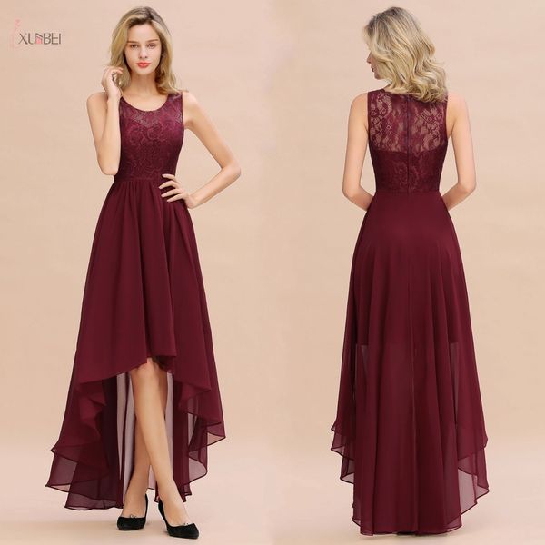 burgundy chiffon long prom dresses 2019 high low prom gown scoop neck sleeveless vestidos de gala, White;black
burgundy chiffon long prom dresses 2019 high low prom gown scoop neck sleeveless vestidos de gala, White;black