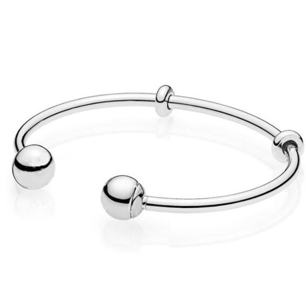 moments silver open with signature caps bangle bracelet fit bead charm 925 sterling silver jewelry, Black
moments silver open with signature caps bangle bracelet fit bead charm 925 sterling silver jewelry, Black