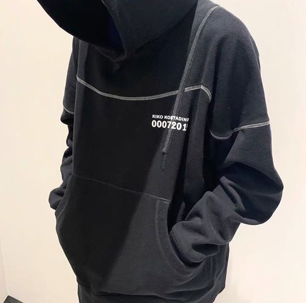 mens designer hoodies brand kiko kostadinov 19aw 007 loose oversize hip hop hoodies casual hooded sweatshirts high street pullover, Black
mens designer hoodies brand kiko kostadinov 19aw 007 loose oversize hip hop hoodies casual hooded sweatshirts high street pullover, Black