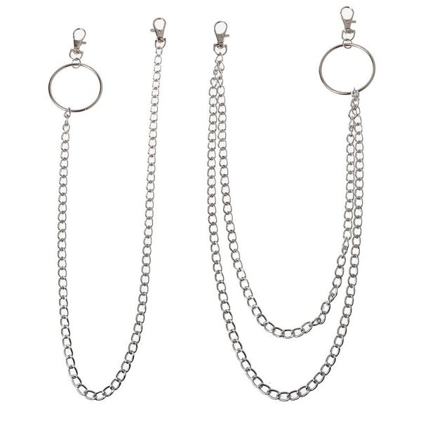 2pcs cool punk rock wallet belt chain pants chain secure travel wallet heavy duty jeans link coil leash jewelry, Silver
2pcs cool punk rock wallet belt chain pants chain secure travel wallet heavy duty jeans link coil leash jewelry, Silver
