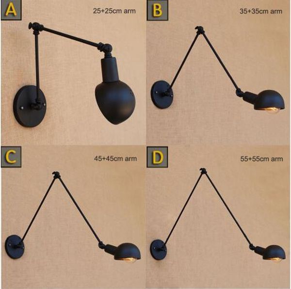 loft industrial adjustable long swing arm wall lamp fixture vintage edison bulb wandlamp lamparas de pared lights lampen sconce
loft industrial adjustable long swing arm wall lamp fixture vintage edison bulb wandlamp lamparas de pared lights lampen sconce